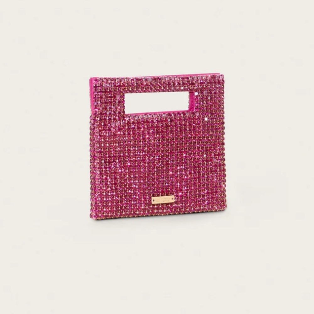 LUCINDA NANO RHINESTONE CLUTCH